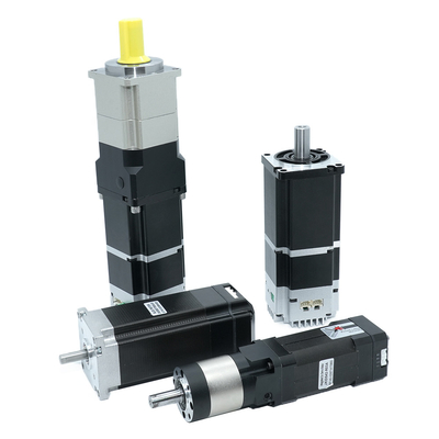 Jkongmotor Pulse RS485 Canopen EtherCat एकीकृत ब्रशलेस सर्वो मोटर 3000 आरपीएम डीसी ब्रशलेस गियरबॉक्स फैन ब्रेक के साथ