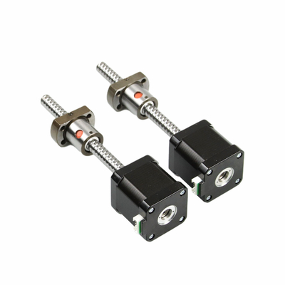 Jkongmotor 12V 24V NEMA 8 11 17 23 24 34 42 52 मिनी माइक्रो बॉल स्क्रू रैखिक गियर बंद लूप स्टेपर मोटर ब्रेक के साथ