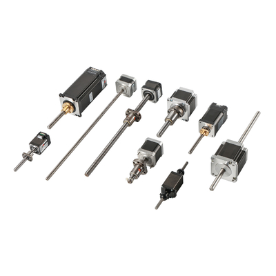 Jkongmotor 12V 24V NEMA 8 11 17 23 24 34 42 52 मिनी माइक्रो बॉल स्क्रू रैखिक गियर बंद लूप स्टेपर मोटर ब्रेक के साथ
