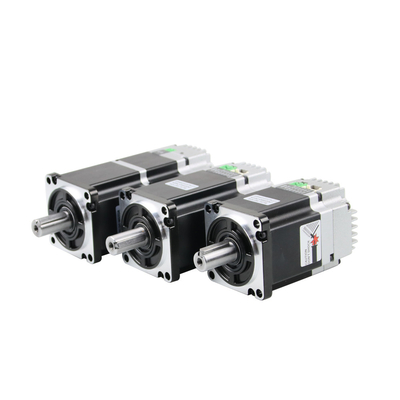 Jkongmotor 3000rpm 20W से 750W Canopen RS485 एकीकृत डीसी सर्वो मोटर के साथ 17 बिट एन्कोडर के साथ कपड़ा मशीनरी के लिए