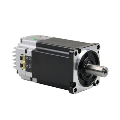 Jkongmotor एकीकृत डीसी सर्वो मोटर 24 36V 0.45nm 3000rpm 57X57mm 140W डीसी सर्वो मोटर RS485 के साथ