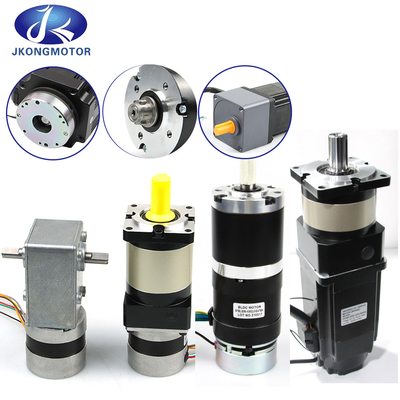 Jkongmotor 28mm-130mm/ पावर 10W-2000W/ CE RoHS / अनुकूलन योग्य / बीएलडीसी ब्रशलेस डीसी मोटर्स गियरबॉक्स नियंत्रक के साथ विकल्प