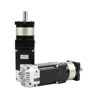 Jkongmotor फैक्टरी Nema24 60mm1.27nm डीसी सर्वो मोटर 3000RPM 400W 48V स्वचालित एजीवी रोबोट के लिए एकीकृत कैनओपन ड्राइवर