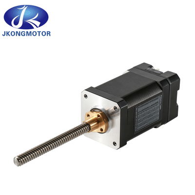 Jkongmotor चीनी कारखाने Nema8 11 14 16 17 23 24 34 3 डी प्रिंटर के लिए लीड पेंच के साथ रैखिक स्टेपर मोटर रैखिक स्टेपर मोटर