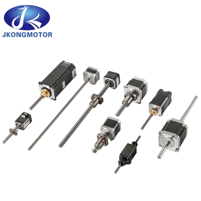 Jkongmotor चीनी कारखाने Nema8 11 14 16 17 23 24 34 3 डी प्रिंटर के लिए लीड पेंच के साथ रैखिक स्टेपर मोटर रैखिक स्टेपर मोटर