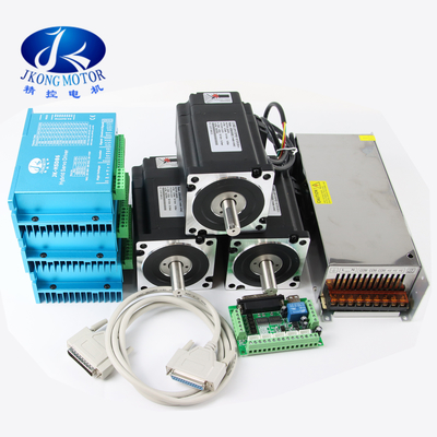 1.8 डिग्री 6A सीएनसी प्लाज्मा 12Nm Nema34 मोटर Mach3 ब्रेकआउट बोर्ड के साथ