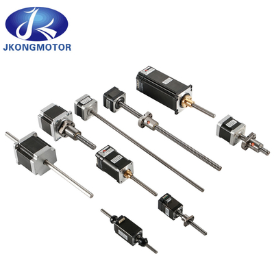 Jkongmotor OEM ODM अच्छी कीमत Nema 8 11 14 16 17 23 24 34 गैर कैप्टिव गैर कैप्टिव कम गति इलेक्ट्रिक साइड रैखिक एक्ट्यूएटर स्टेपर मोटर